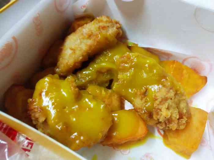 米花missfox韩国炸鸡汉堡(文一路店)-"很早之前点的外卖.