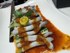 秋葵拌沙虫-黑明餐厅(白鹭洲店)