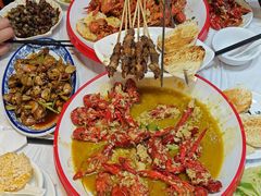 蒜泥龙虾中虾-香满锅老北京羊蝎子火锅·家常菜(新街口店)