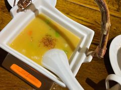 小米淮山煮花胶-HOME餐厅粤菜 融合菜