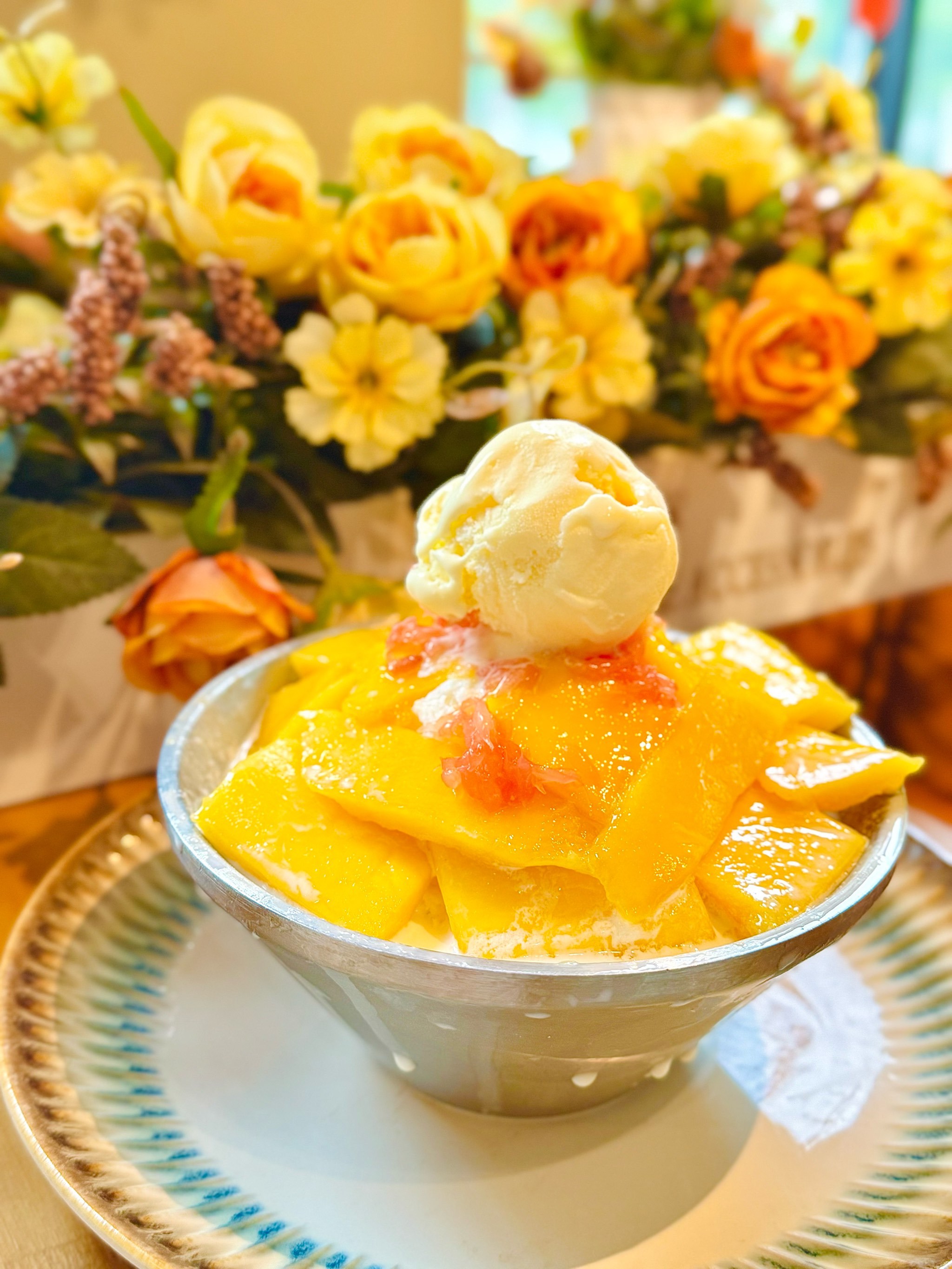 杭州治愈系甜品店天花板🍃一秒爱上芒果雪冰