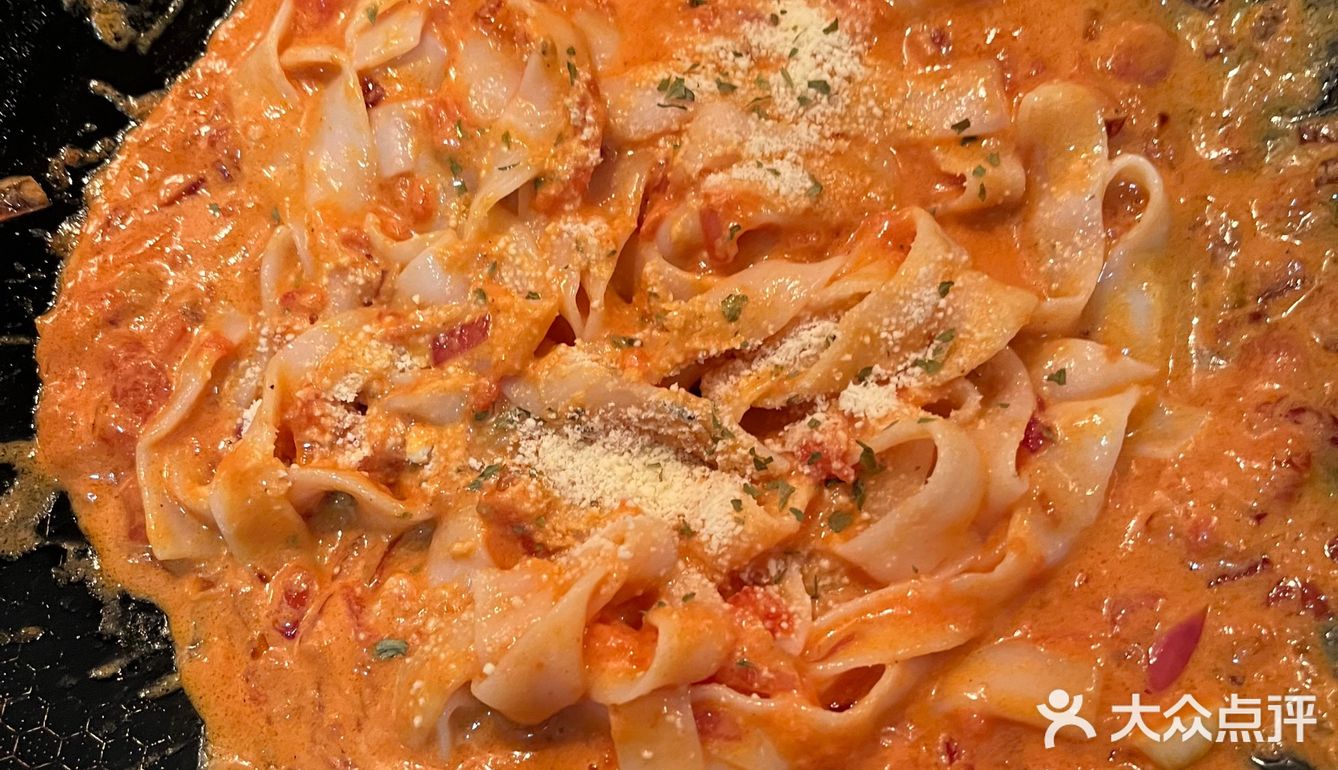 蛋清番茄奶油Pasta