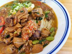 毛豆炒鸡块加大肠-天天鲜面馆(衡山路店)