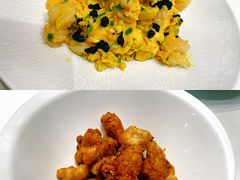 黑松露虾仁炒蛋-唐宫海鲜舫