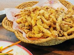 炸蘑菇-那红花·东北菜铁锅炖(仙林金鹰店)