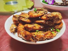 油爆虾-国生茶庄·地道农家菜团建活动