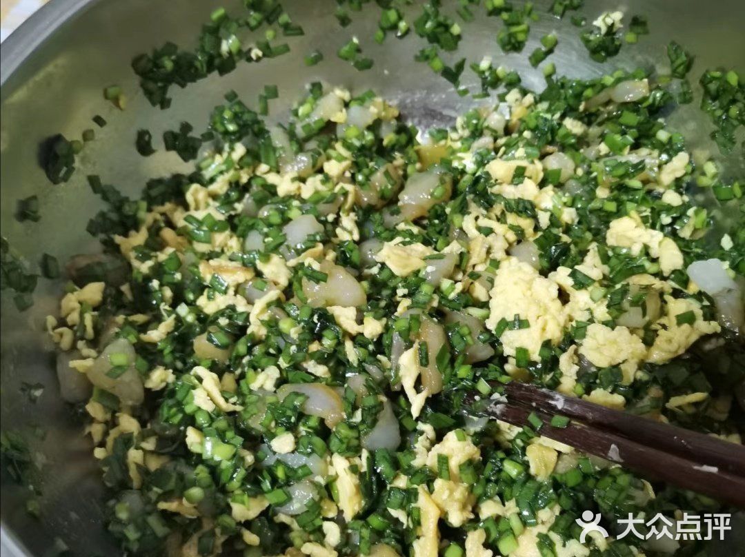 鲜美难挡又满足的韭菜鸡蛋虾仁水饺