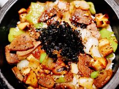 招牌牛舌肉石锅饭-韩悦牛排烤肉(仓山万达店)