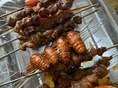 烤蚕蛹-程波烧烤(香滨路店)