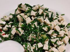 沙葱拌豆腐-宁夏国强手抓羊肉·清真菜(未央路凤三店)