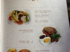 菜单-纽约咖啡馆