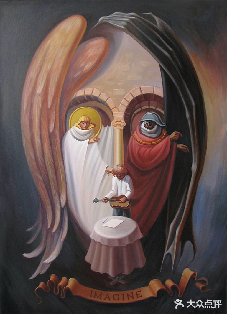 错觉绘画[晕],让你感受"画中画"!