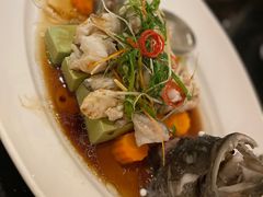 清蒸捞汁石斑鱼-铭轩中餐厅·海南菜·粤菜(亚龙湾瑞吉店)