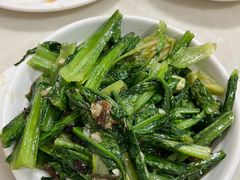 豆豉鲮鱼炒麦菜-好好滋味茶餐厅