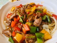 茄子肉丁鸡蛋拌面-文三里屯面馆(三里屯店)