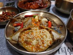 -草家酱蟹炭火烤肉店(珲春南路一店)