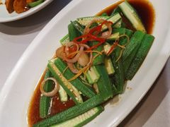 白灼秋葵-京味斋·北京烤鸭(华威桥北工大店)