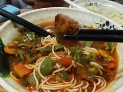 爆炒猪肝面-黄阿姨锅贴大王(万航渡路店)