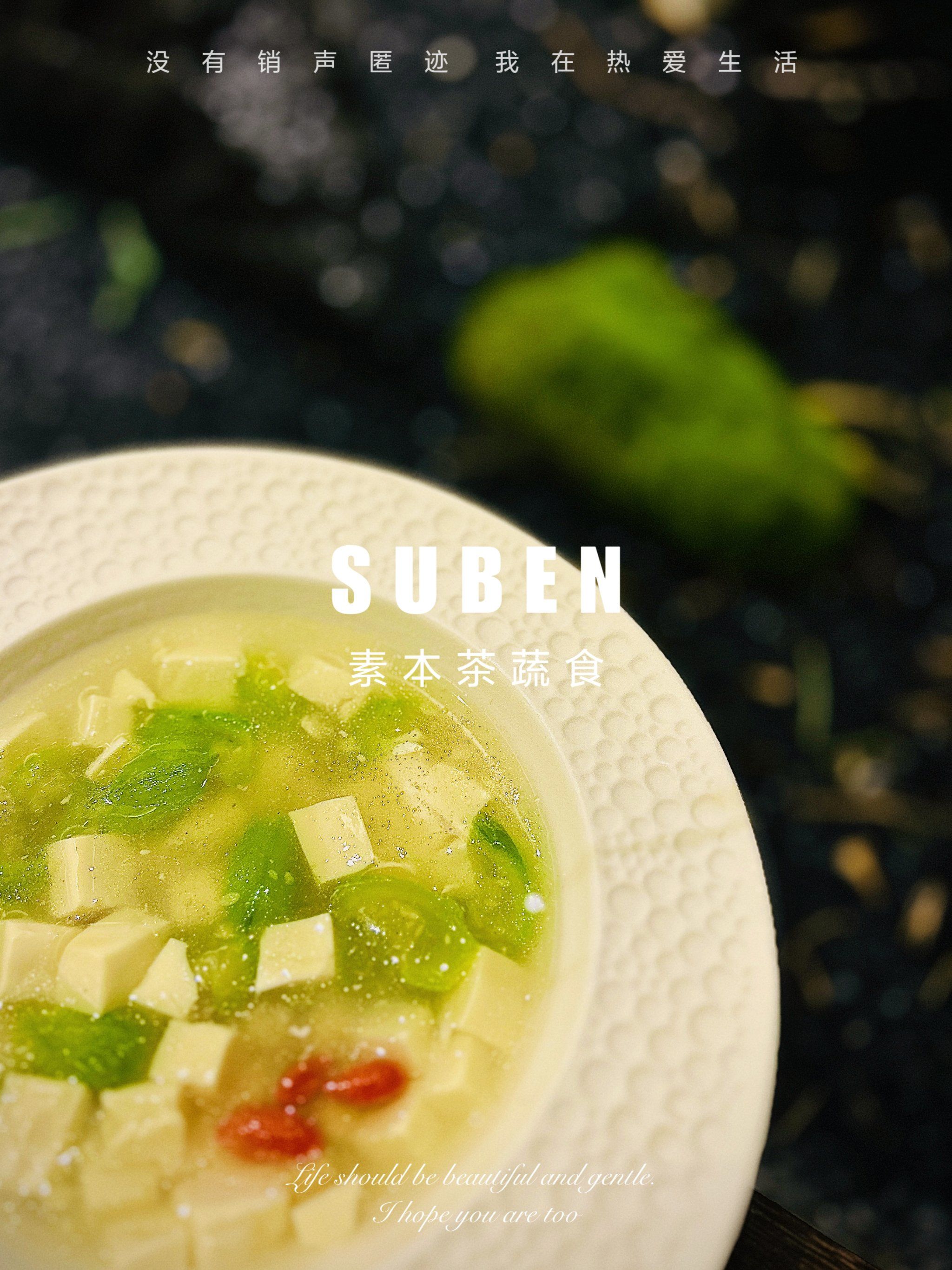 珍珠翡翠白玉汤 素本出品