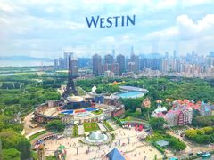 对面世界之窗无敌好视角-威斯汀扒房·深圳益田威斯汀酒店·高空景观餐厅