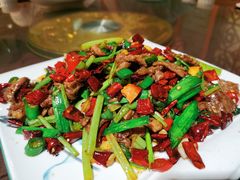 小炒黄牛肉-老兰家传统烧烤炒菜泡馍(小南门店)