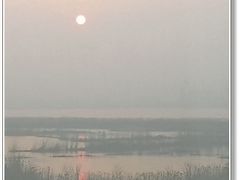 DSCN3416标间窗外观日出-镇江润扬大桥酒店