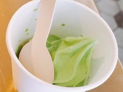 抹茶山葵冰激凌-茶是一枝花泡茶店