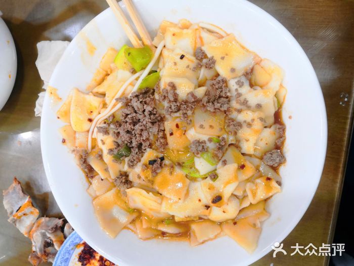 马永华东乡手抓美食河州老炒面片图片