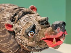 -Nathalie Djurberg与Hans Berg“牛皮纸包裹的月亮”-Prada荣宅当季展览