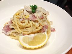 黑松露奶油蘑菇培根意面-麦田工坊(月湖店)