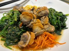 毛蛤蜊拌菠菜-新时代大酒店(仰口路店)