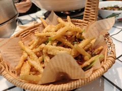 干煸藕丝-在莲野·湖北民间菜·头牌松滋鸡(光谷步行街店)