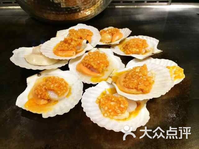 仙桐吉宴 铁板烧·精致料理扇贝图片-北京烧烤-大众点评网