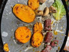 XO酱爆口蘑-胖记烤肉(江汉路店)