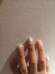 -孔雀手美甲美睫护理