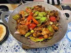 干锅筋头巴脑-回香楼大连新派清真菜