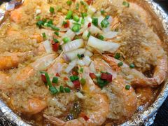 铁板蒜蓉虾-老阿爸鲜鱼土菜(昆山花桥店)
