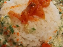 翡翠海鲜蛋羹烩饭-玛格萝妮比萨屋(四平店)