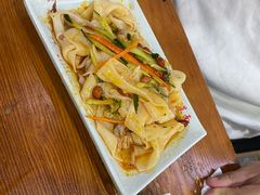 麻酱凉皮-手擀菠菜面(西康路店)