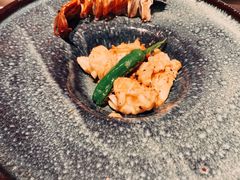 活龙虾配龙虾膏清酒汁-岩也·日料与酒(龙岗天安云谷店)