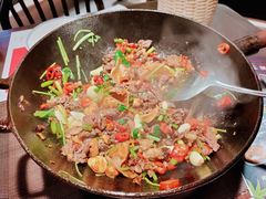 小炒黄牛肉-小隐人家(乐松店)