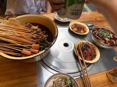 -拈签一笑黄牛肉辣卤串串