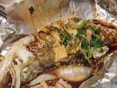 酱烤活鲈鱼-新白鹿餐厅(银泰西湖文化广场店)