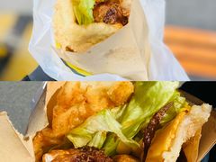 -小红车炸蛋葱油饼