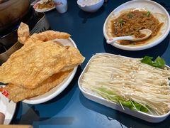 潮汕炸豆皮-邹开喜·小海鲜醉鸡煲·潮汕鲜切牛肉店(襄阳北路店)