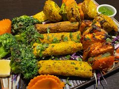 烤西兰花配薄荷酱-克比叔叔印度餐厅Kebabs on the Grille(永康路分店)