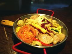 蒜香德式香肠铁锅饭-遇见西木美式餐厅(体育路店)
