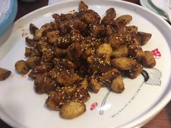 金蒜牛肉粒-惠宾饭庄(中山路店)