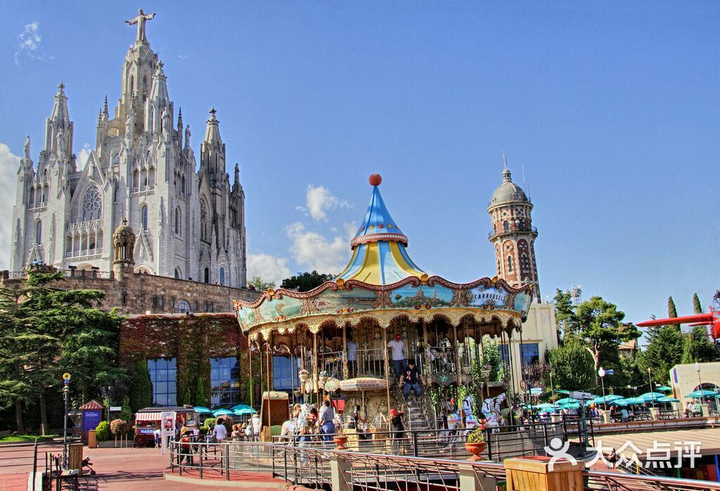 tibidabo 山上游乐场