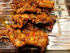 秦川黄牛招牌烤肉筋-叁宝烧烤 西安烧烤 领跑品牌(学府路店)